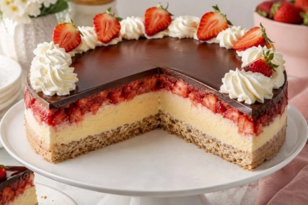 KAPRI TORTA kao iz našeg detinjstva: Kremasta, voćna i neodoljivo osvežavajuća (RECEPT)