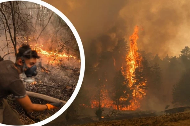 DELIBLATSKA PEŠČARA I DALJE NA OPREZU! Pogledajte ekskluzivne snimke Republike: Vatrena stihija nemilosrdna, gutala sve pred sobom (FOTO, VIDEO)