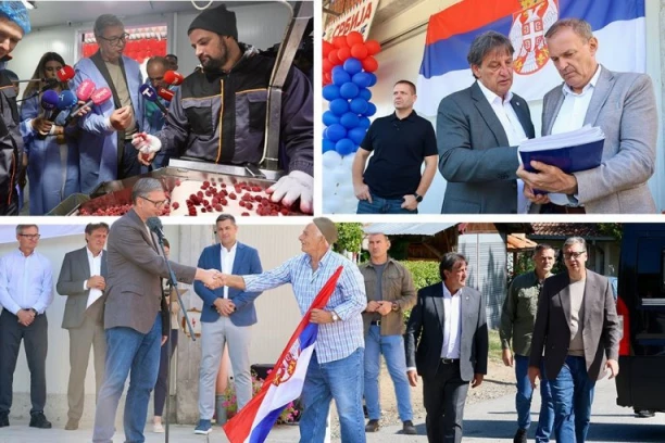 "OVO JE SPAS!" Predsednik obišao Aleksandrovac - Vučić pročitao spisak puteva koji će biti urađen!