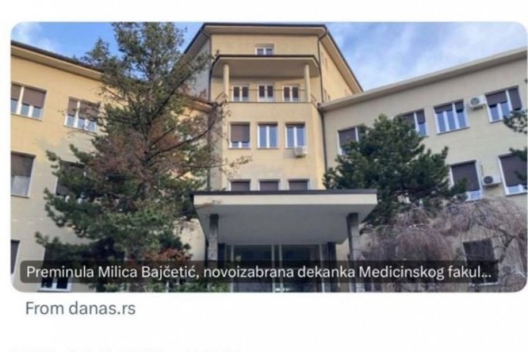 Blokaderi pljuju po mrtvoj dekanki Medicinskog fakulteta