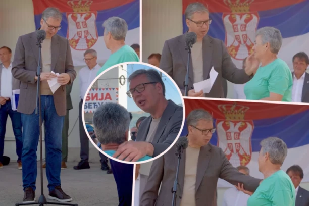 "VAŽNO JE DA BUDEMO TU JEDNI ZA DRUGE" Žena u suzama prišla Vučiću i pružila mu papir, njegova reakcija sve ganula (VIDEO)