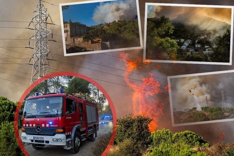 BARSELONA U PLAMENU! Vatrena stihija GUTA sve pred sobom, DIM prekrio grad, ljudi BEŽE u panici! (FOTO, VIDEO)