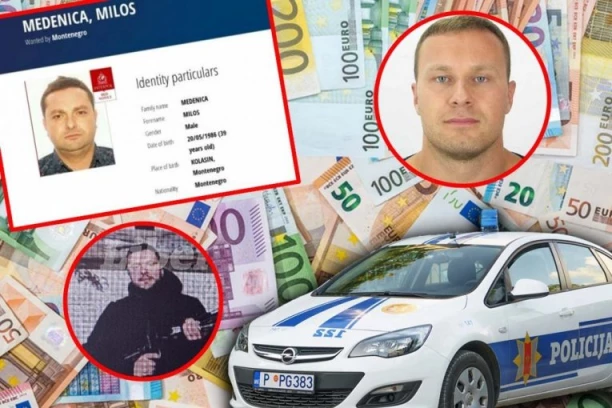 MILOŠ MEDENICA "POGURAO" POTERNICU OD MILION EVRA?! Crna Gora nudi POLA MILIONA EVRA za Zvicera i Milovića: "Strahuju šta će sve isplivati"