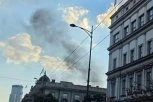 VELIKI POŽAR U ZGRADI ŽELEZNICA SRBIJE! Vatra bukti iz prizemlja! (FOTO)