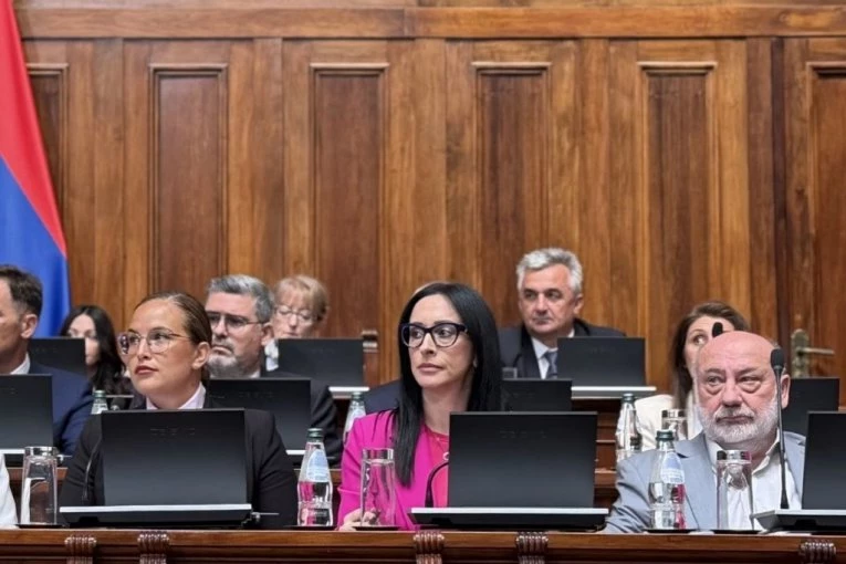 MINISTARKA ZAGRМELA U SKUPŠTINI: Dok vi napadate Vučića i članove Vlade, mi obilazimo Srbiju i pomažemo porodicama