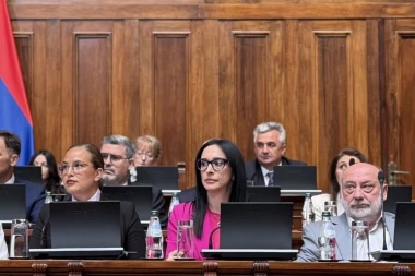 MINISTARKA ZAGRМELA U SKUPŠTINI: Dok vi napadate Vučića i članove Vlade, mi obilazimo Srbiju i pomažemo porodicama