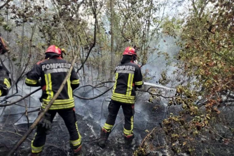 POPALJENI SVI ALARMI, RHMZ NIŽE UPOZORENJA Opasnost od širenja požara u Deliblatskoj peščari zbog jakog vetra