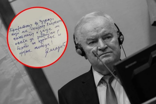 OBJAVLJENA MLADIĆEVA PORUKA PRE SMRTI! Ispisao je rukom i dao čoveku koji ga je posećivao u haškom zatvoru! (FOTO)