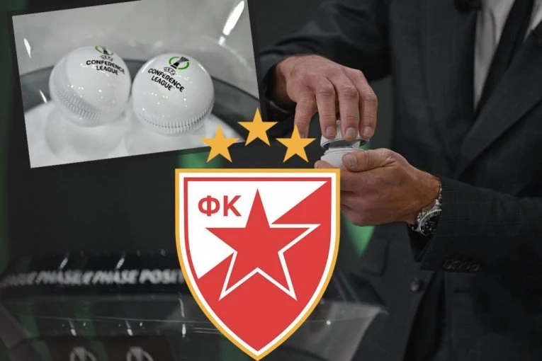 CRVENA ZVEZDA ČEKA RIVALE! Žreb za Ligu konferencija - evo ko sve može da se sastane sa crveno-belima!
