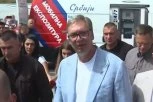 VUČIĆ OBILAZI MAČVANSKI OKRUG: Predsednik u Osečini, sačekao ga veliki broj ljudi! (FOTO)