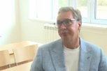 VUČIĆ U MALOM ZVORNIKU: Predsednik obilazi završne radove na rekonstrukciji Osnovne škole u Donjoj Borini!