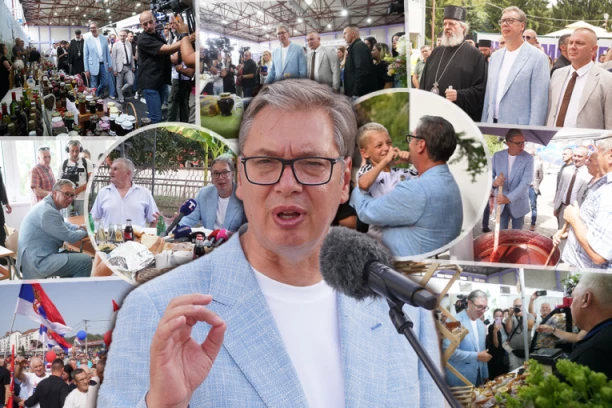 VUČIĆ NA SKUPU "UJEDINJENA SRBIJA" U UŽICU: Ogroman broj ljudi na ulicama, blokaderi pokušali da NAPRAVE HAOS (VIDEO)