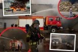 STRAVIČAN NAPAD NA KIJEVSKU OBLAST Rusi gađali brojna skladišta i izazvali požar, 165 ljudi evakuisano (FOTO)