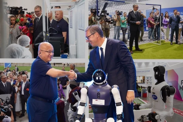 ZA ISTORIJU! Vučić otvorio prvu fabriku humanoidnih robota u Šapcu i poručio: "Srbija je danas iskoračila u budućnost"!