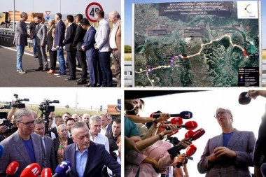 OD BEOGRADA DO GOLUPCA ZA SAT I 15 MUNUTA Vučić: Kamen temeljac 12. septembra za auto-put "Karađorđe"