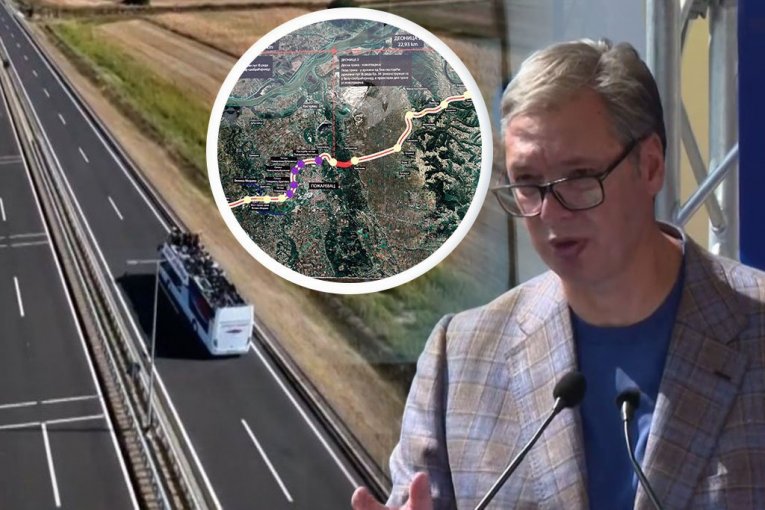 VUČIĆ SVEČANO OTVORIO DEONICU DUNAVSKOG KORIDORA Srbija ne prepoznaje prepreke kada gradi budućnost, hoću ljudi da nam ostaju ovde