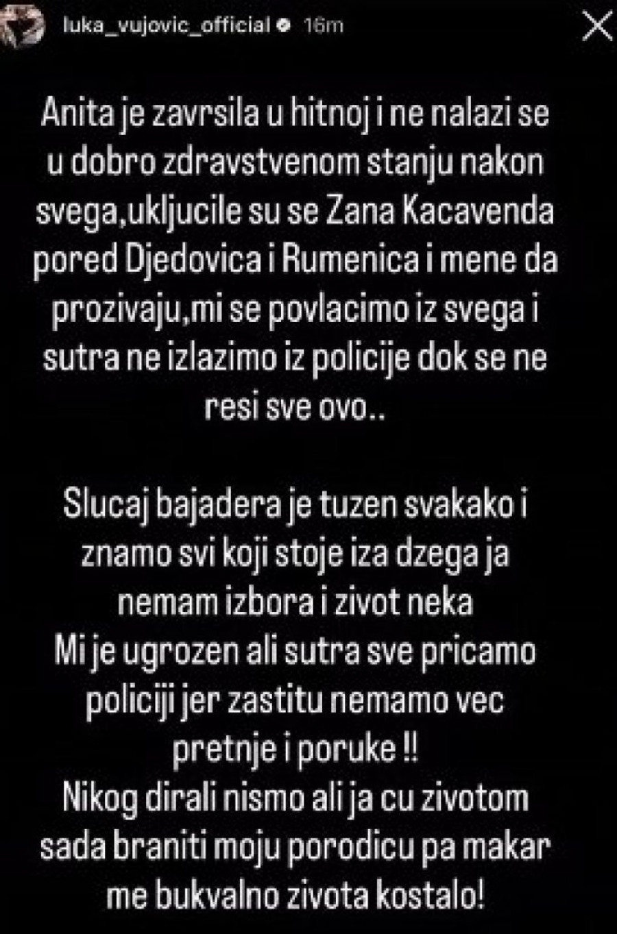 TRUDNOJ ANITI POZLILO, HITNO PRIMLJENA U BOLNICU! Porodica rijaliti-zvezde PRETRNULA OD STRAHA, majka Angelina OČAJNA!