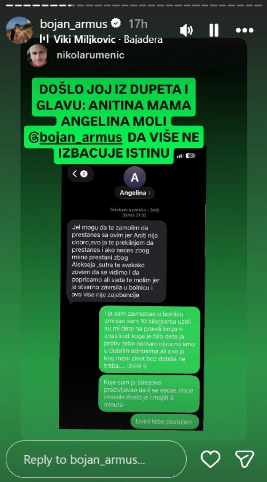 TRUDNOJ ANITI POZLILO, HITNO PRIMLJENA U BOLNICU! Porodica rijaliti-zvezde PRETRNULA OD STRAHA, majka Angelina OČAJNA!