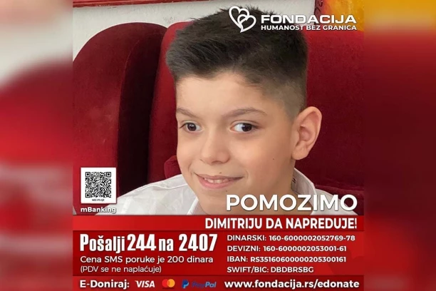 Pomozimo Dimitriju slanjem 244 na 2407
