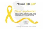 Zlatni septembar - mesec podrške deci i mladima obolelim od raka