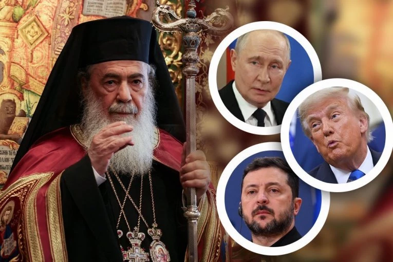 “TRAMP JE PODRŽAO DA POSREDUJEM”: Patrijarh jerusalimski Teofil otkrio da se već priprema za mirovnu misiju i susret sa Putinom i Zelenskim