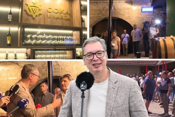 VUČIĆ U ČOKI: Put Čoka - Crna Bara krećemo već sutra! Narod ga dočekao aplauzima i povicima (FOTO)