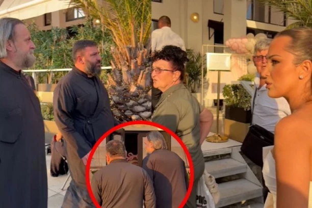 NAKON BABE I DEDE STIGLI SVEŠTENICI! Evo ŠTA SE DEŠAVA na krštenju male Arije Živojinović - PROLAZNICI GLEDALI U ŠOKU! (VIDEO, GALERIJA)
