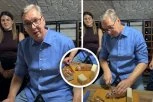"VEČERAS SMO RADILI NA LISTI ZA POSLANIKE" Vučić sa mladima iz Vojvodine: Rešio sam da ih poslužim slaninicom (VIDEO)