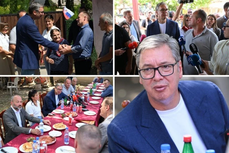 PREDSEDNIK STIGAO U BAČKU TOPOLU: Vučić kao i svaki put do sada - odgovara na molbe i zahteve građana!
