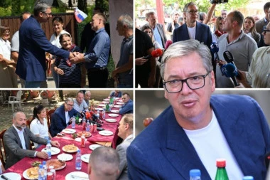 PREDSEDNIK STIGAO U BAČKU TOPOLU: Vučić kao i svaki put do sada - odgovara na molbe i zahteve građana!