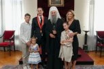 ORDEN SVETOG SAVE OBNOVITELJU HILANDARSKOG PRISTANIŠTA: Patrijarh uručio najviše crkveno priznanje Marku Iviću za dugogodišnju pomoć svetinjama