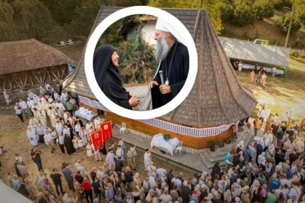 VELIKI CRKVENO-NARODNI SABOR POD AVALOM: Patrijarh osveštao Hram Trojeručice i dodelio mati Zlati čin igumanije (FOTO)