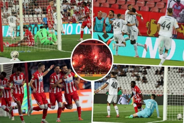CRVENA ZVEZDA - PARTIZAN: Totalno lud 180. večiti derbi! Crveni karton, penal, preokret - neverovatno šta se sve dešava!