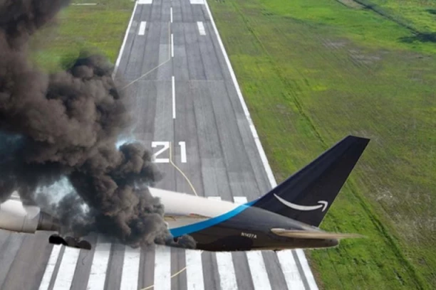 DRAMA U MAJAMIJU! Avion izleteo sa piste na put i zapalio se! (VIDEO)