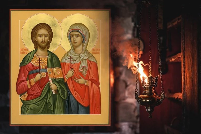 SUTRA JE CRNO SLOVO! Slavimo Svete mučenike Adrijana i Nataliju!