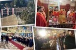 LITURGIJA PRED ODROM GENERALA MLADIĆA: Reke vernog naroda iz svih srpskih zemalja slivaju se ka Košutnjaku (FOTO GALERIJA)