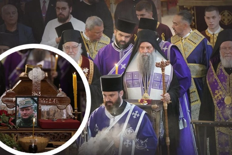 “MOLIMO SE DA MU GOSPOD OPROSTI SVAKI GREH”: Evo šta je patrijarh Porfirije poručio na opelu generalu Ratku Mladiću