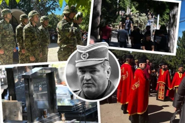 "USKORO TI TATA DOLAZI:" Građani kroz suze ljube Aninu sliku dok povorka sa kovčegom kreće iz crkve (FOTO, VIDEO)