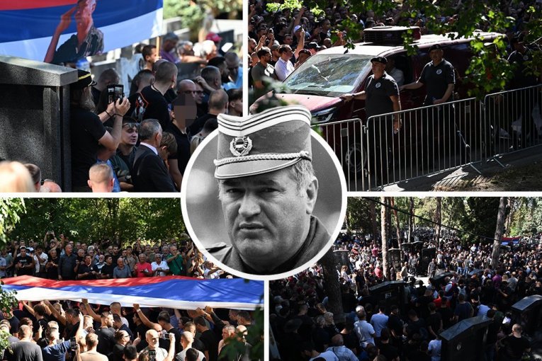 Ratko Mladić poslednji ispraćaj
