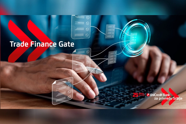 UniCredit Banka za privredu Srbije: Trade Finance Gate donosi potpuno digitalno upravljanje akreditivima!