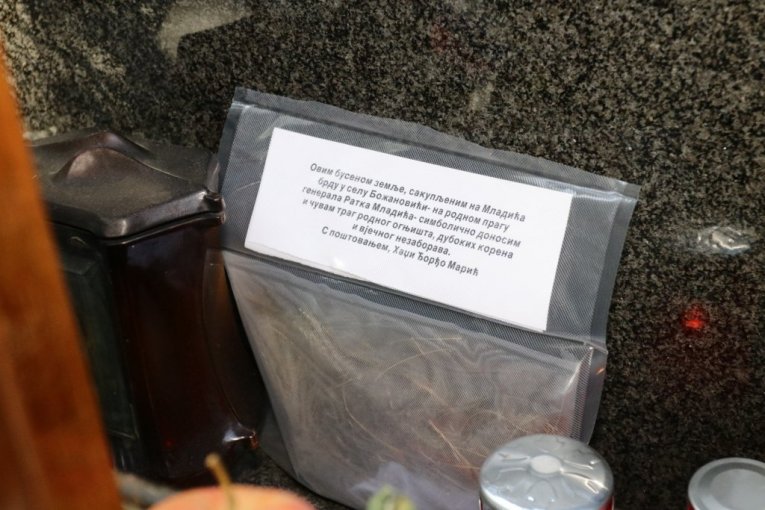 Grob Ratka Mladića dan nakon sahrane