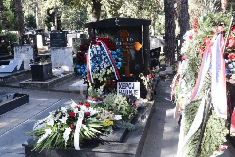 Grob Ratka Mladića dan nakon sahrane