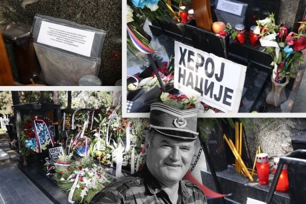 JEDAN DETALJ POSEBNO PRIVLAČI PAŽNJU! Pogledajte šta smo zatekli na grobu Ratka Mladića dan nakon sahrane (FOTO/VIDEO)