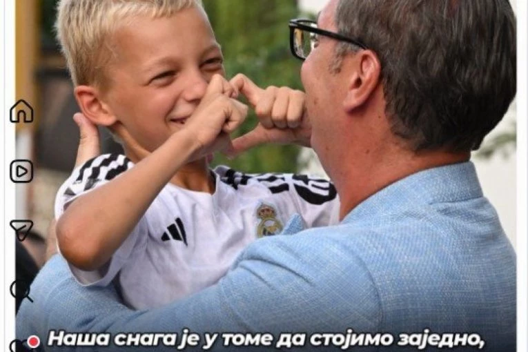 UJEDINJENI U LJUBAVI PREMA SRBIJI! Vučić objavio fotografiju koja će raznežiti mnoge! (FOTO)