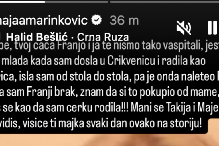 Objava Maje Marinković