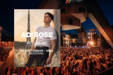 Adi Šoše zakazao treći koncert na novoj lokaciji: Završnica leta ispod Mosta na Adi