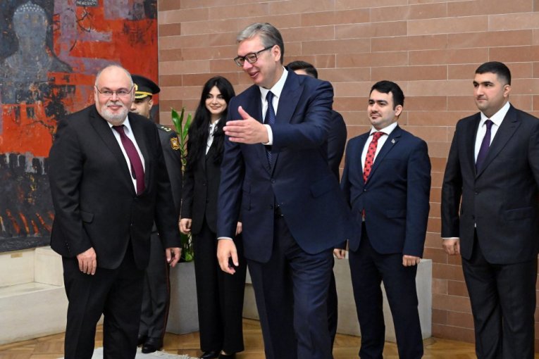 Aleksandar Vučić i Tahir Tagizade