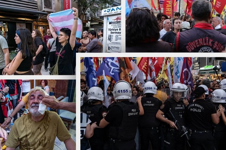 BURNO U TURSKOJ! Erdoganov obračun sa LGBTQ+ zajednicom, policija koristi biber-sprej i juri ljude po ulicama, 16 osoba UHAPŠENO! (FOTO)