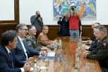 "DETALJNIJE SAM GA UPOZNAO SA SVE IZRAŽENIJIM TENZIJAMA NA KOSOVU I METOHIJI:" Predsednik Vučić razgovarao s komandantom Nacionalne garde Ohaja (FOTO)
