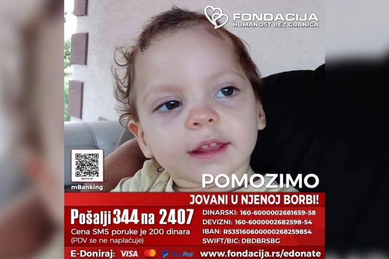 Pomozimo Jovani slanjem 344 na 2407